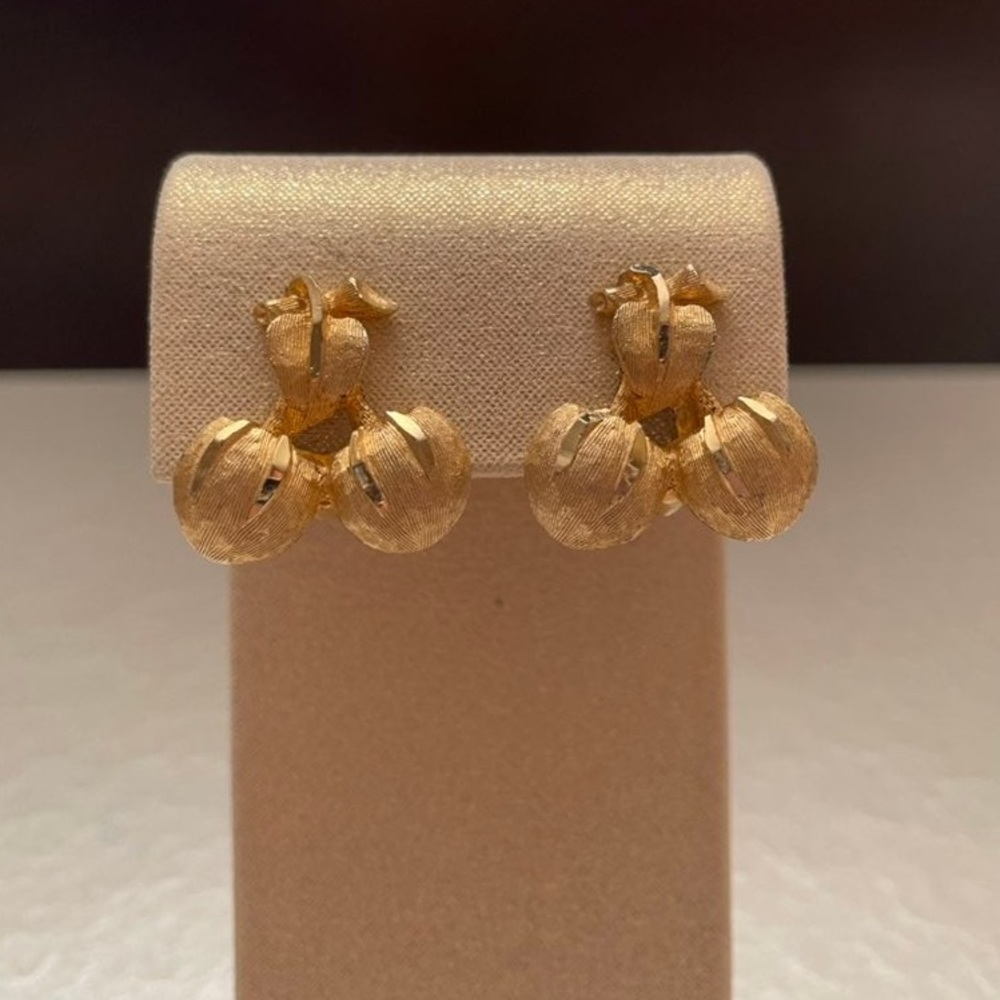 Vintage Clip-On Earrings - Cherries by BSK